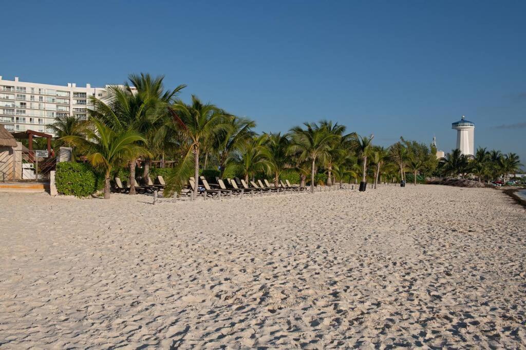 Amara, Depa Con Vista Al Mar Cancún Exterior foto