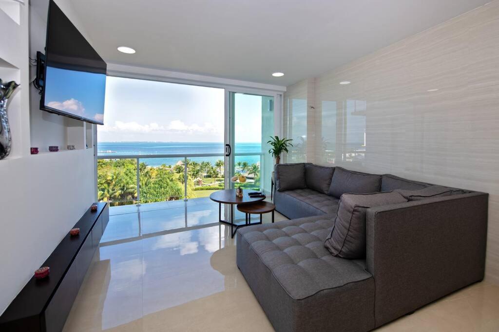 Amara, Depa Con Vista Al Mar Cancún Exterior foto